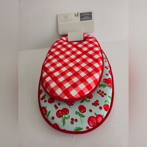 NWT The Farmhouse Rachel Ashwell Mommy & Me Garden Kneeling Pads Red Tomatoes